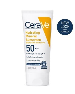 Hydrating Mineral Sunscreen SPF 50 Body Lotion