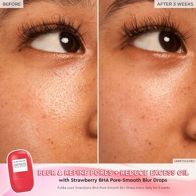 Strawberry BHA Pore- Smooth Blur Drops