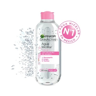 Garnier Skinactive Agua Micelar T1 Todo Tipo De Piel 400mL