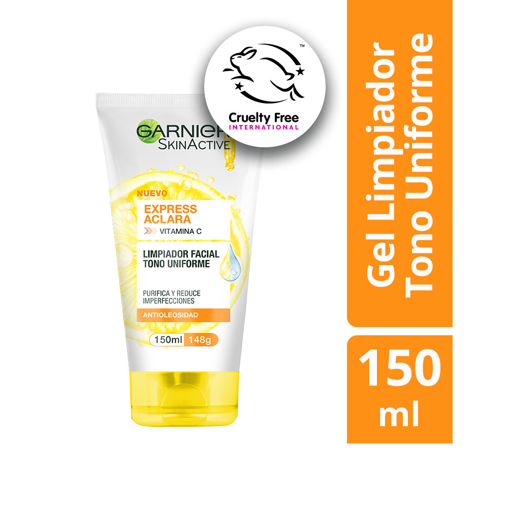 Garnier Skinactive Gel Limpiador Tono Uniforme 150mL