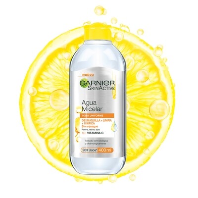 Garnier Skinactive Agua Micelar Tono Uniforme 400ML