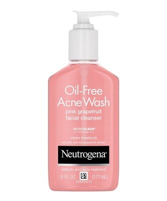 Oil-Free Pink Grapefruit Cleansing Acne Wash And Daily Liquid