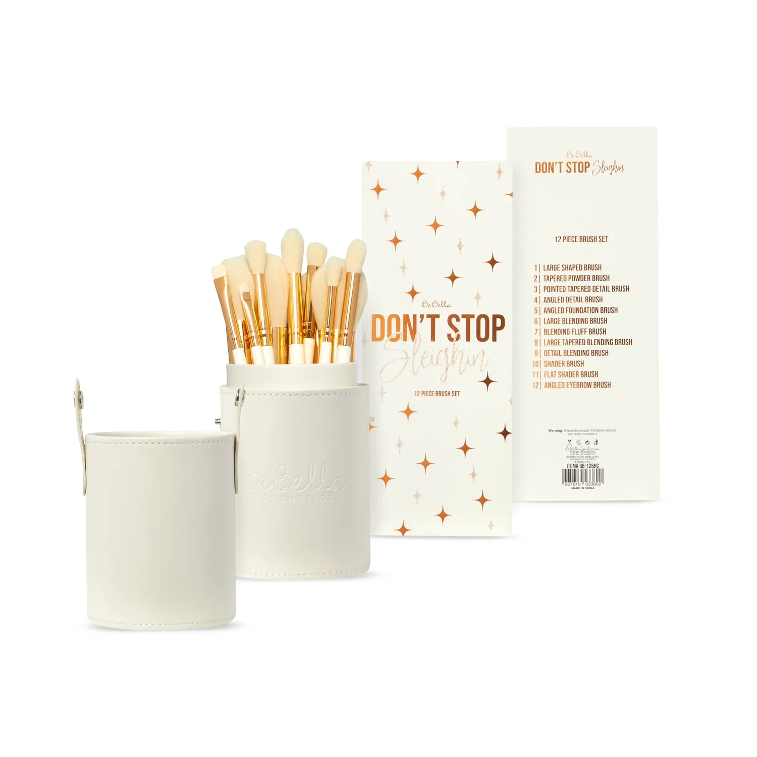 Bebella - Don&#39;tStop Sleighin 12 Piece Brush Set