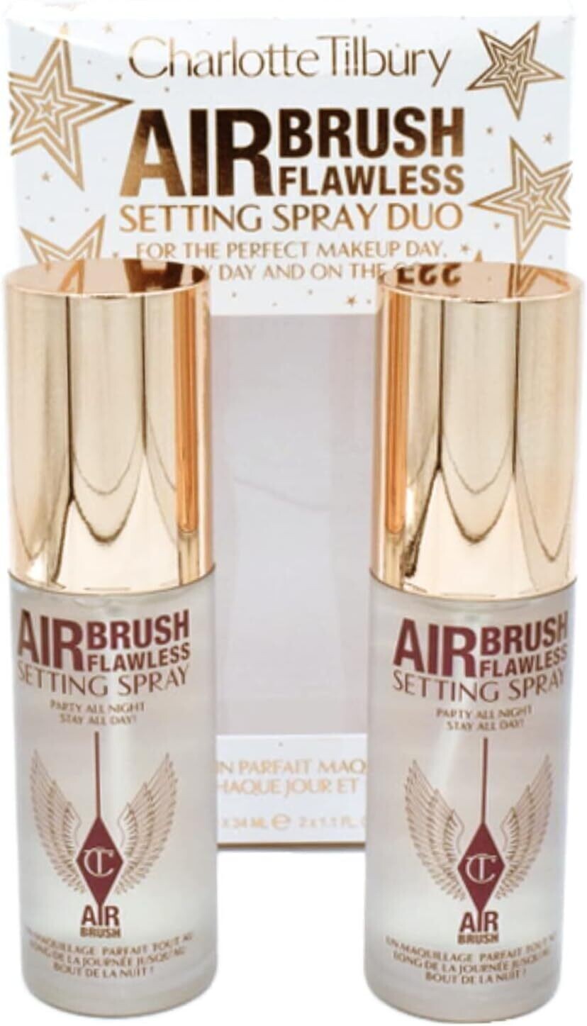 Mini Airbrush Flawless Setting Spray Duo Set