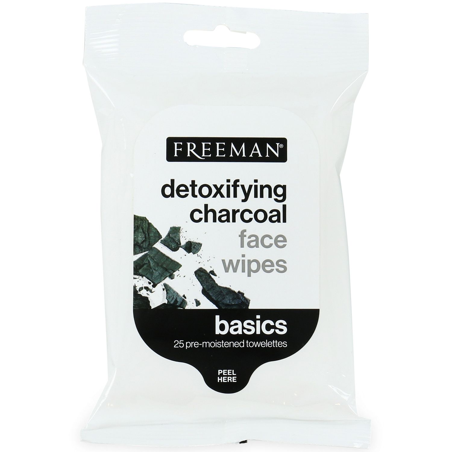 Basics Detoxifying Charcoal Face Wipes