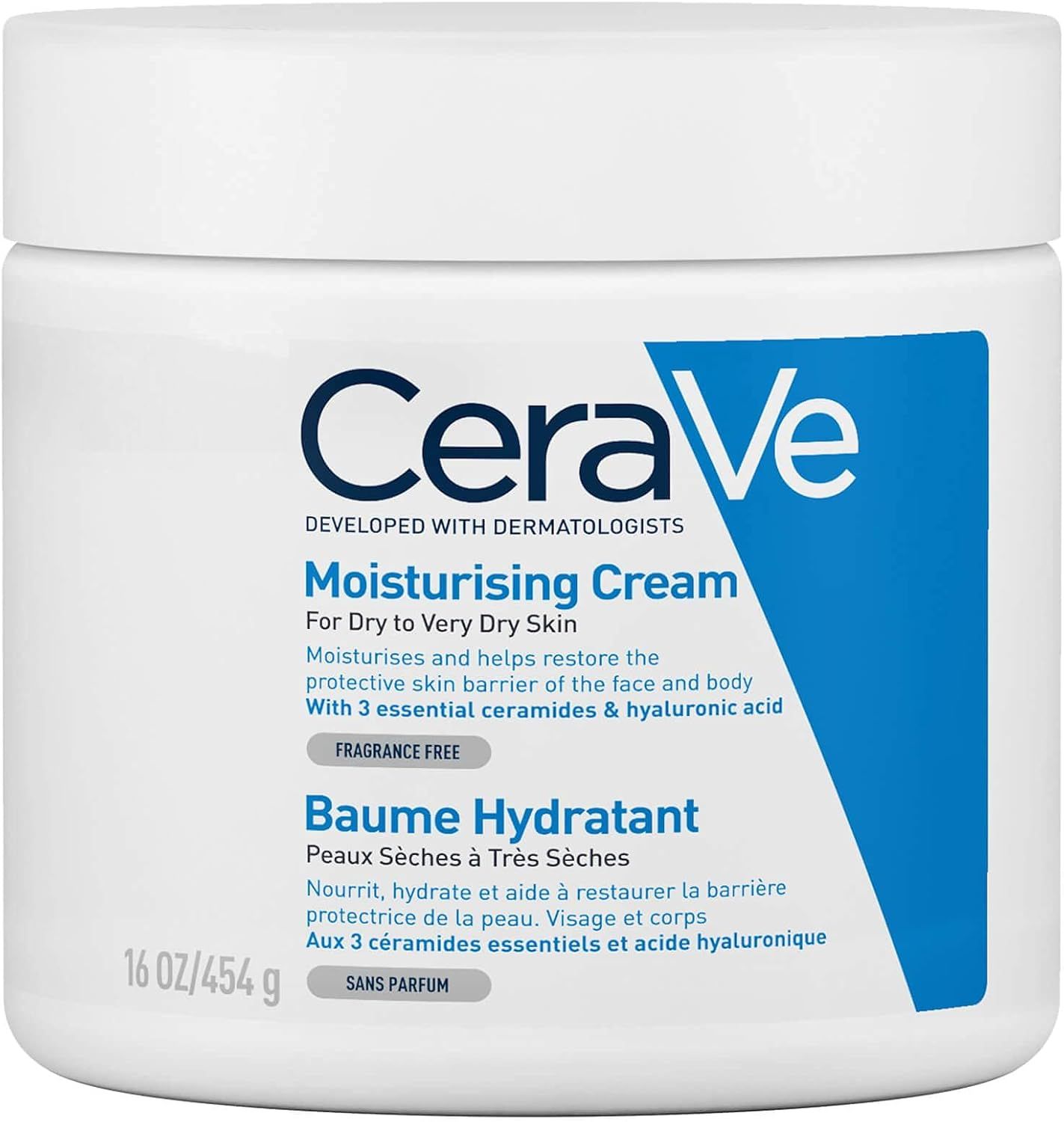 Crema Hidratante Rostro Y Cuerpo Piel Seca 454g