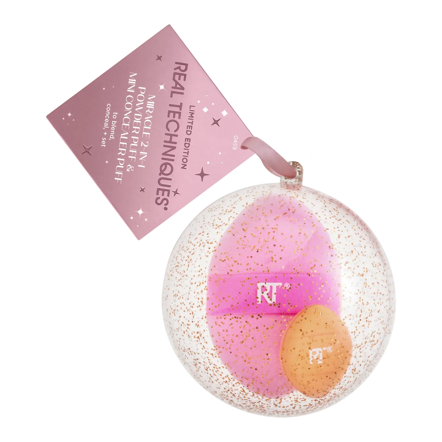 Miracle 2-In-1 Powder Puff &amp; Mini Concealer Puff Ornament