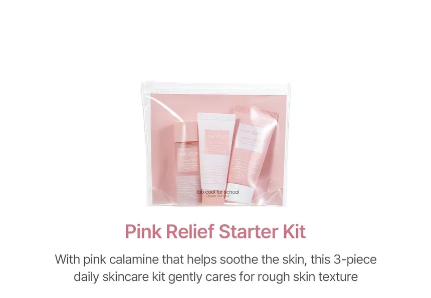Too Cool For School Pink Relief Starter Kit