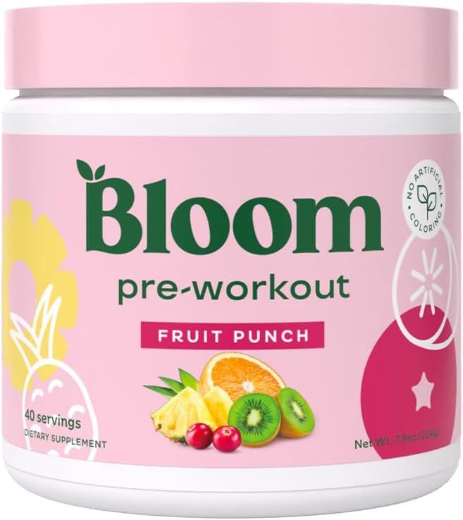 Bloom Pre-Workout - Fruit Punch 7.9oz