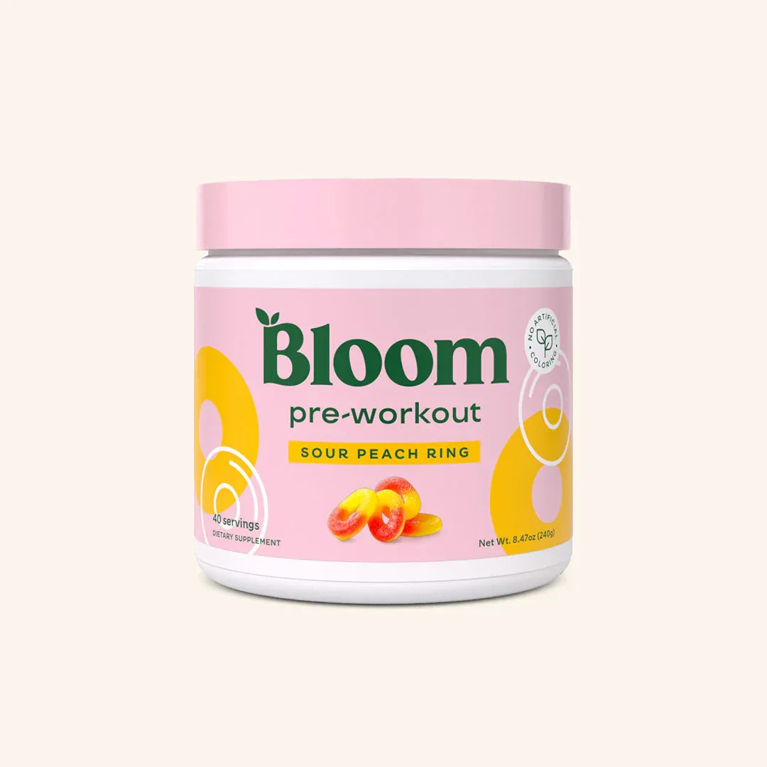 Bloom Pre-Workout - Sour Peach Ring 6.42oz