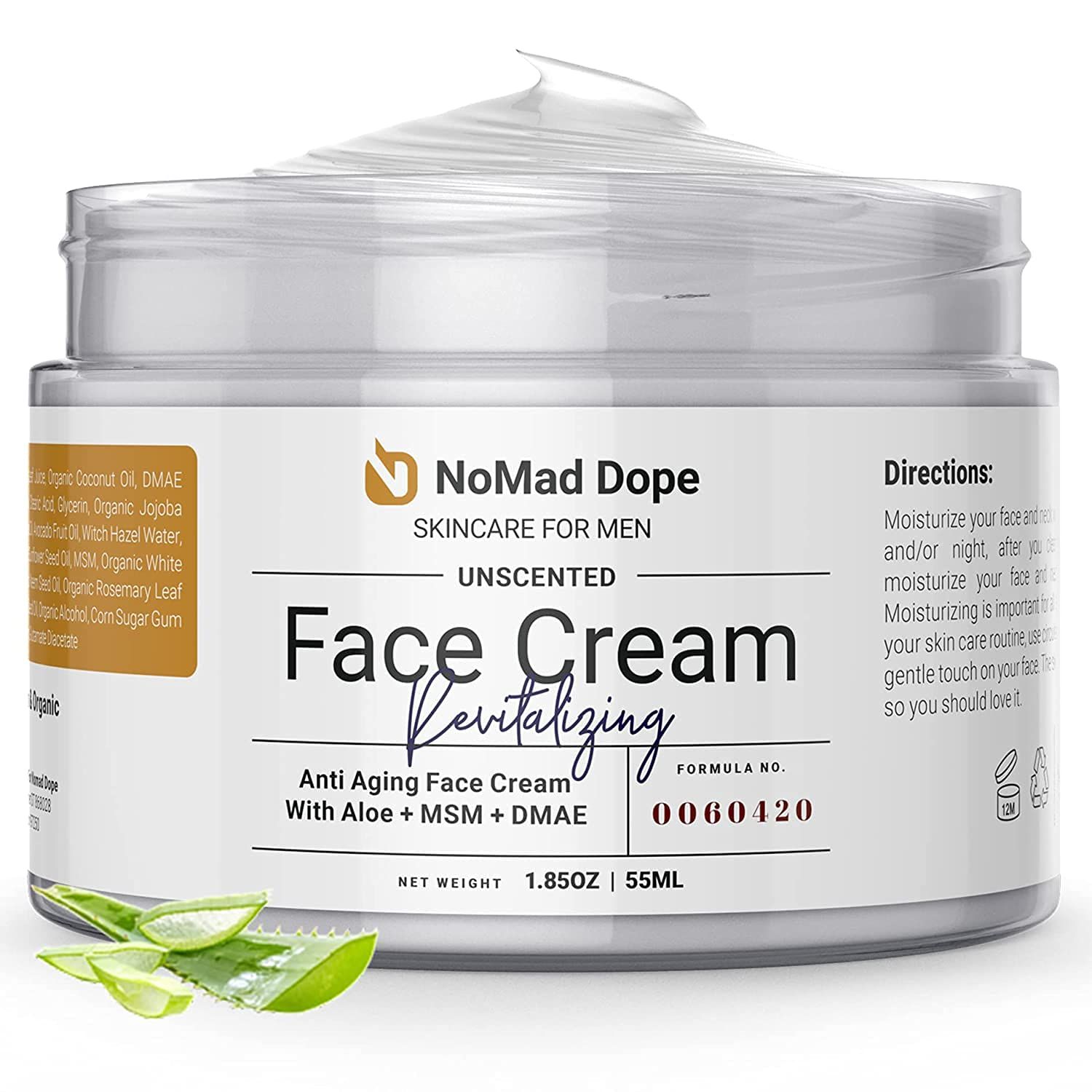 Mens Face Moisturizer- Lotion Anti Aging Face Cream