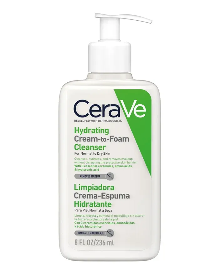 Limpiadora Crema Espuma Hidratante 236mL