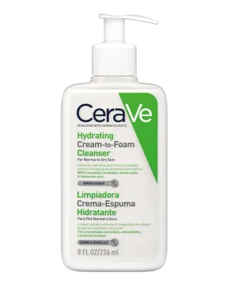 Limpiadora Crema Espuma Hidratante 236mL