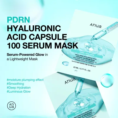 PDRN Hyaluronic Acid Capsule 100 Serum Mask [23mL X 1 Sheet]