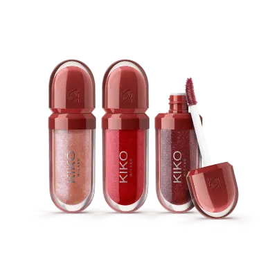 FLIRT ALERT MINI KISSES MAXI SHINE KIT 3D HYDRA LIP  GLOSS