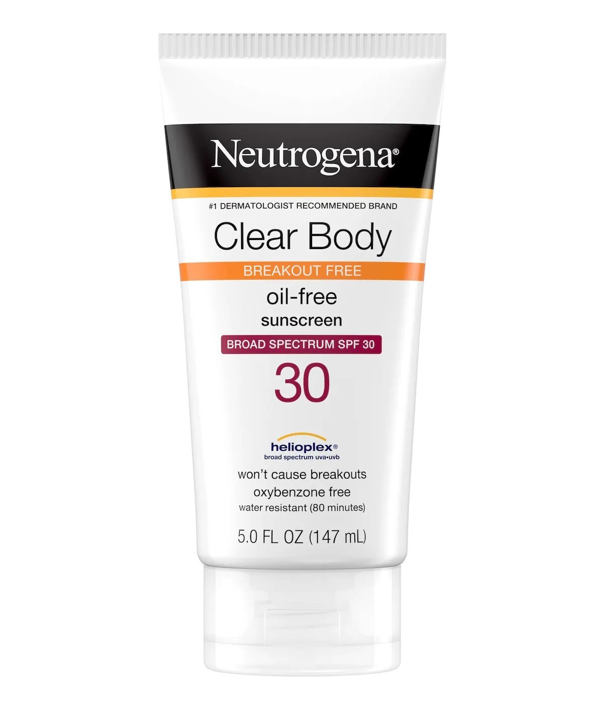 Clear Body Sunscreen Lotion, SPF 30 OilFree, 3 fl oz