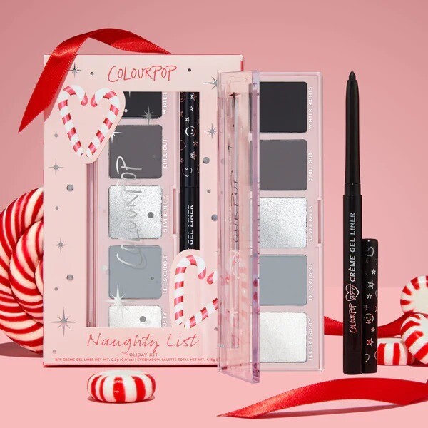 Naughty List shadow palette & creme gel liner kit