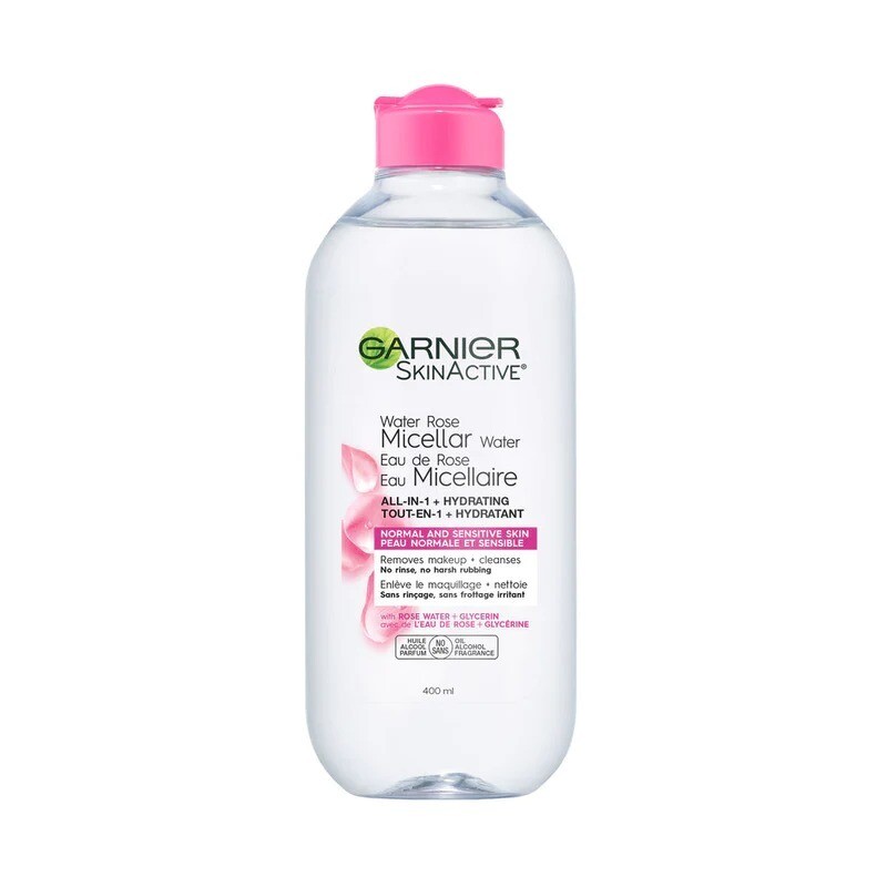 SkinActive Micellar Cleansing Water with Rose Water, 13.5 fl oz