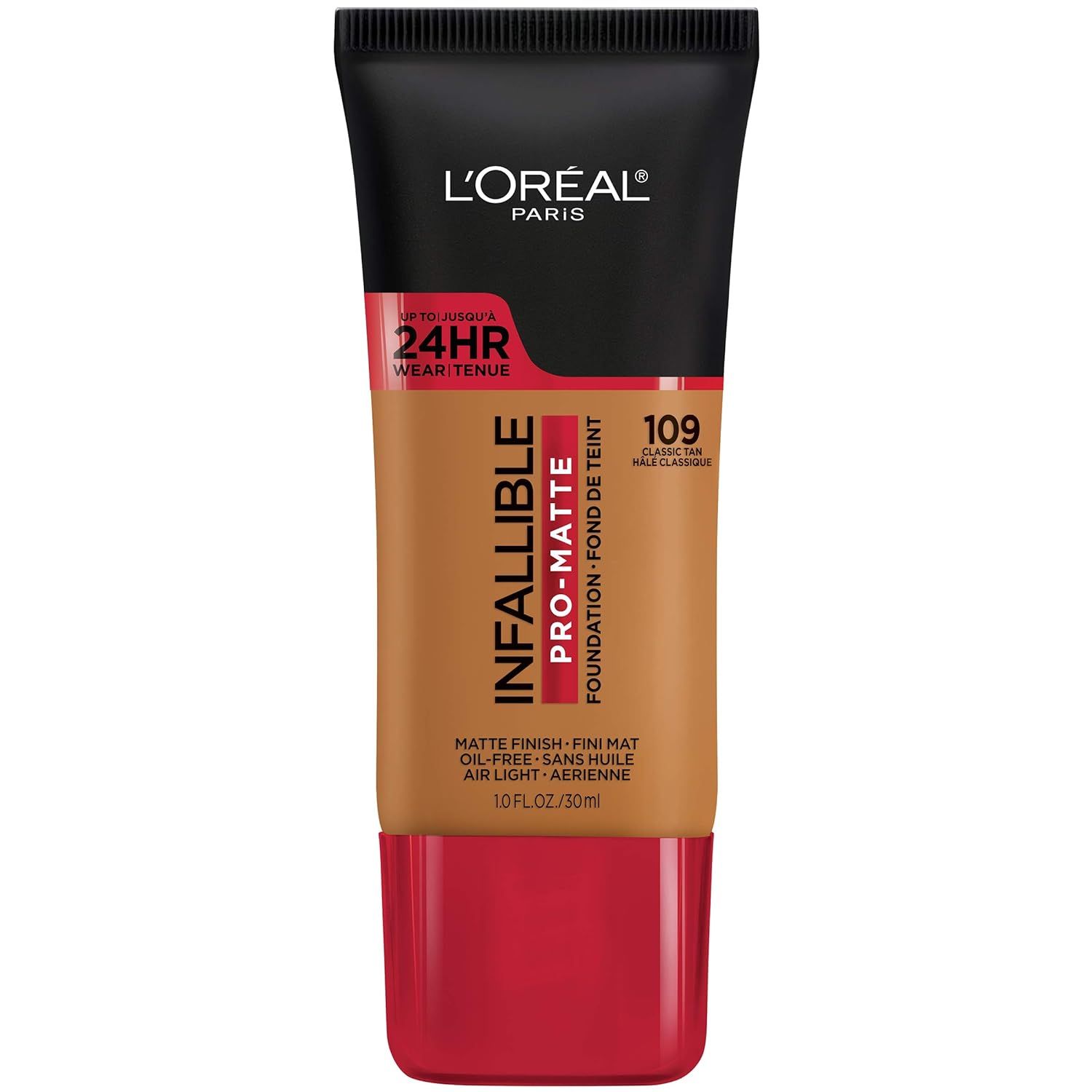 L&#39;Oreal	 Infallible Pro Matte Foundation, Tono:: 109 Classic Tan