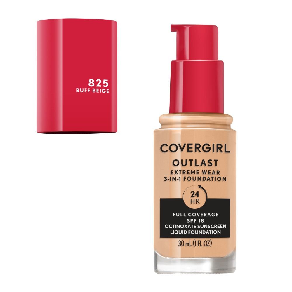 Outlast Extreme Full Coverage Liquid Foundation, COLOR: 825