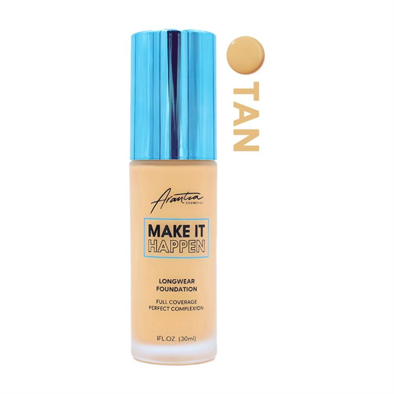 Base Maquillaje Foundation Make It Happen- Arantza Cosmetics, COLOR: A7 Tan
