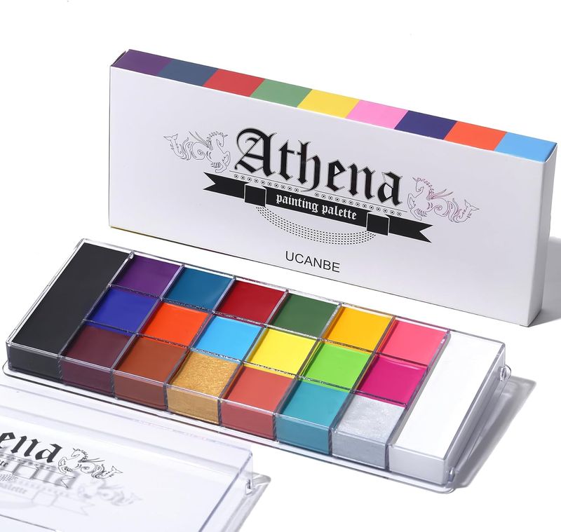 UCANBE 20 colores Athena cara cuerpo pintura aceite