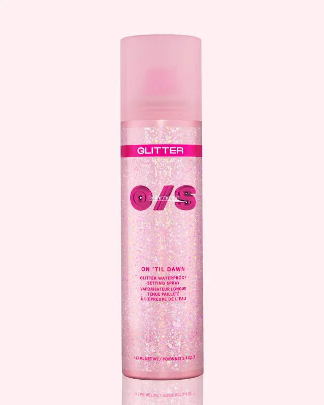 On &#39;Til Dawn Glitter Waterproof Setting Spray, Size: 3.4 oz / 143 mL