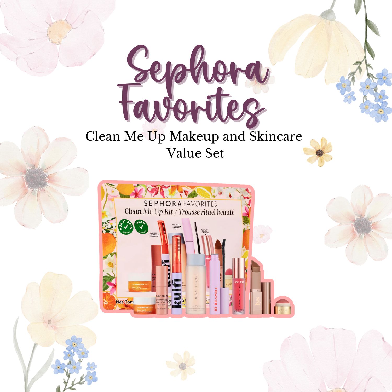 Clean Me Up Makeup and Skincare Value Set
