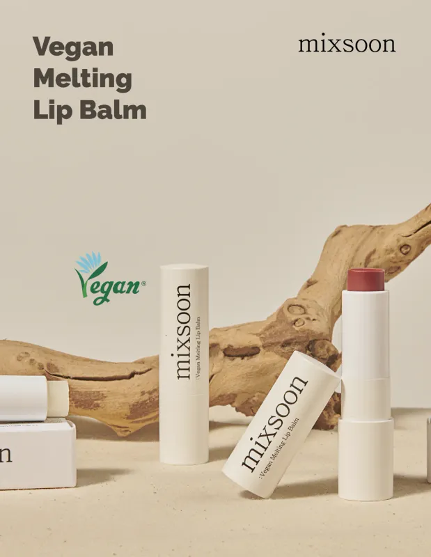 Vegan Melting Lip Balm - 02.Dry Rose