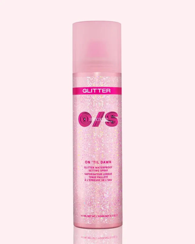 On 'Til Dawn Glitter Waterproof Setting Spray, Size: 3.4 oz / 143 mL