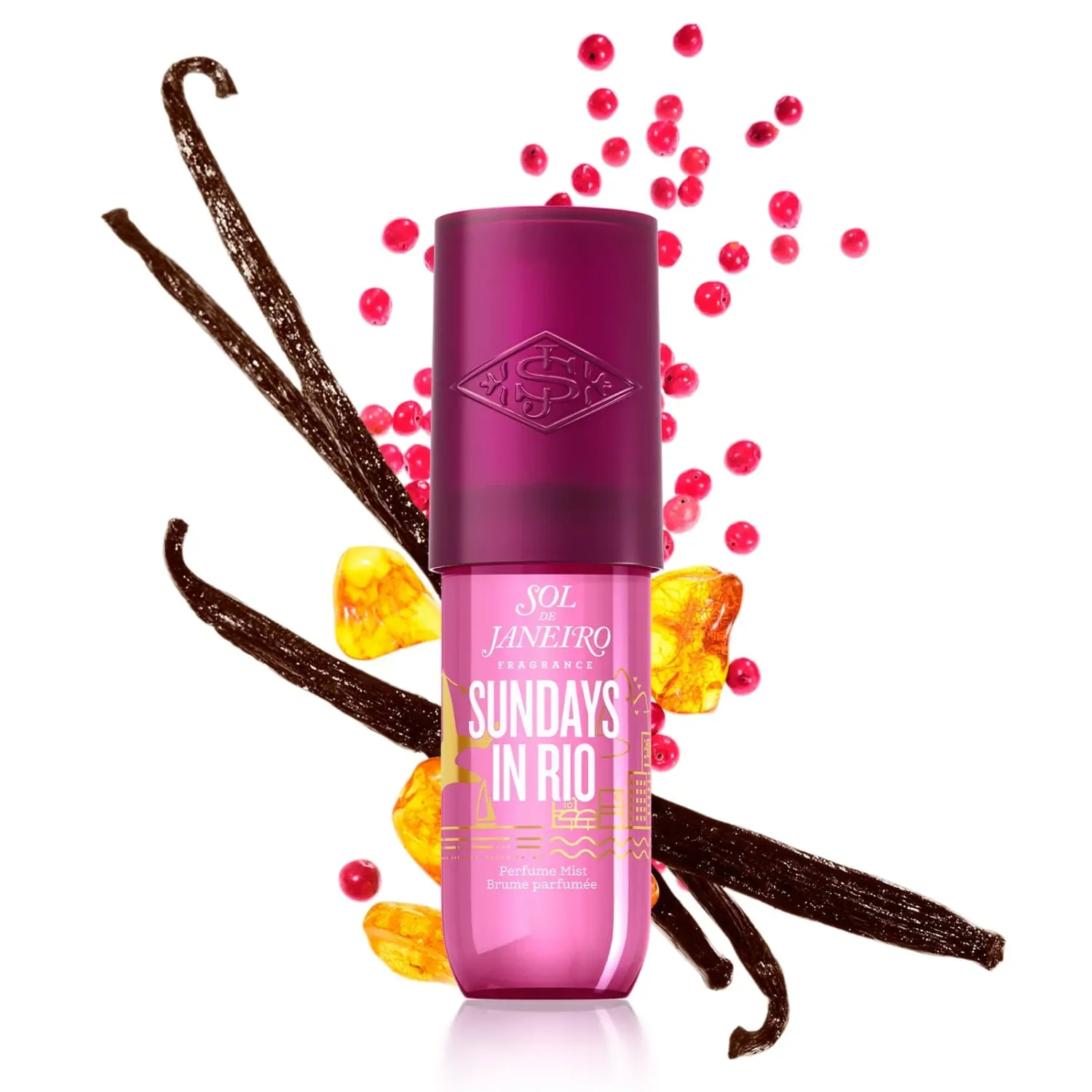 Sundays in Rio Warm Vanilla Hair &amp; Body Perfume Mist, Size: 3.4 oz / 90 mL