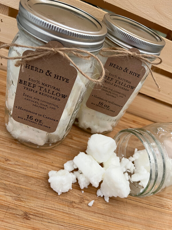 Grass Fed Beef Tallow, 2lb./32oz.