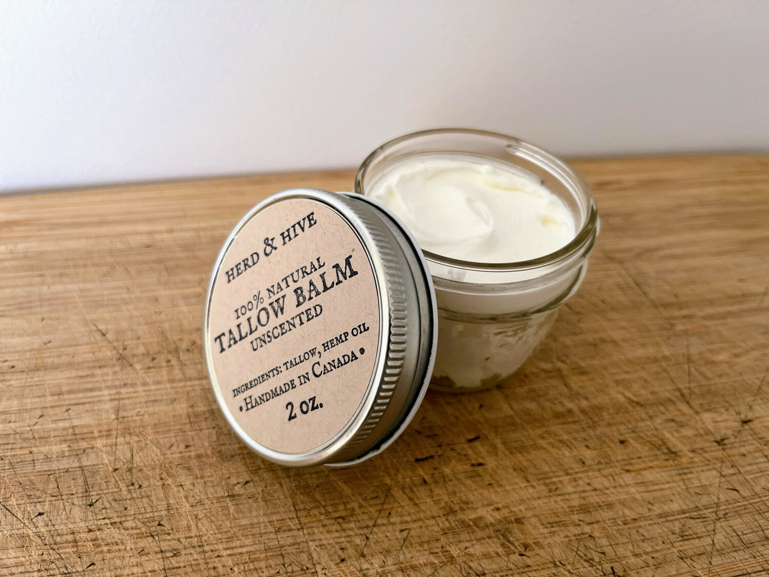 Tallow & Hemp Balm, 2oz.