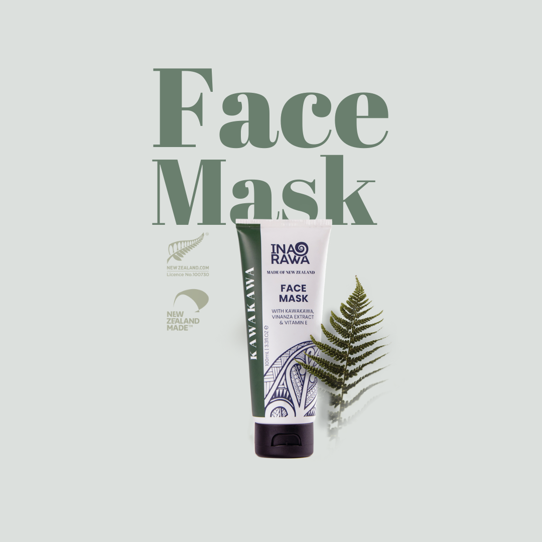 Face Mask with Kawakawa, Vinanza Extract &amp; Vitamin E