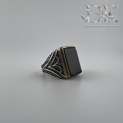 Onyx Silver Ring