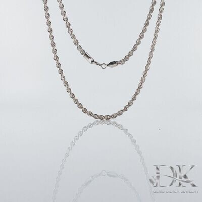 Rope Chain Necklace &amp; Cross Pendant