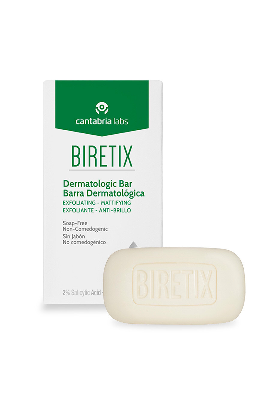 BIRETIX Barra Dermatológica. 
Eficacia purificante y limpieza delicada para pieles con tendencia acneica