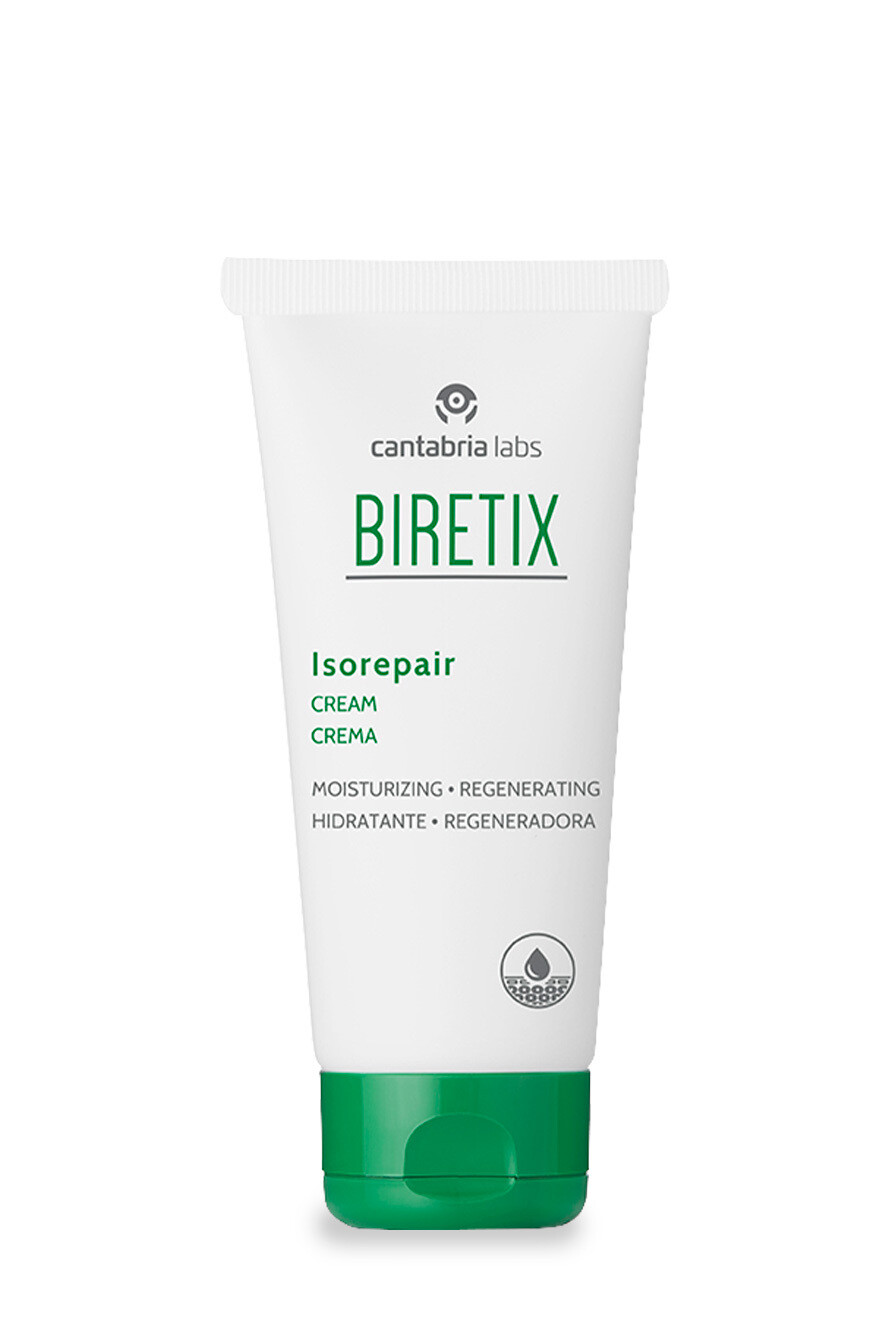 BIRETIX ISOREPAIR 50ml. Hidratación y reparación de pieles sensibilizadas por tratamientos con retinoides orales.