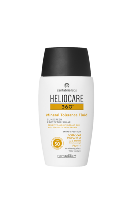 HELIOCARE 360° MINERAL TOLER FLUID 50 ML, SPF 50.