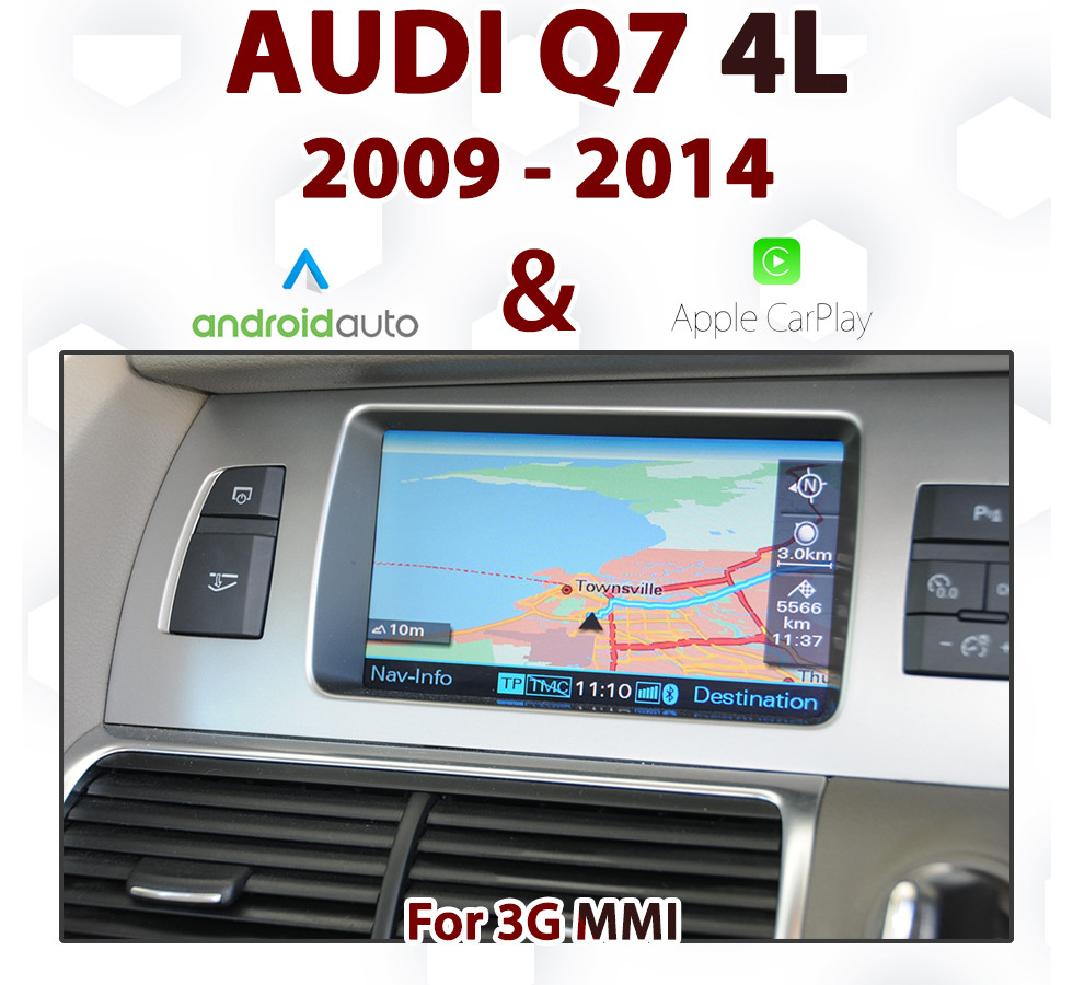 [TOUCH overlay] Audi Q7 4L 3G MMI - Android Auto &amp; Apple CarPlay Integration