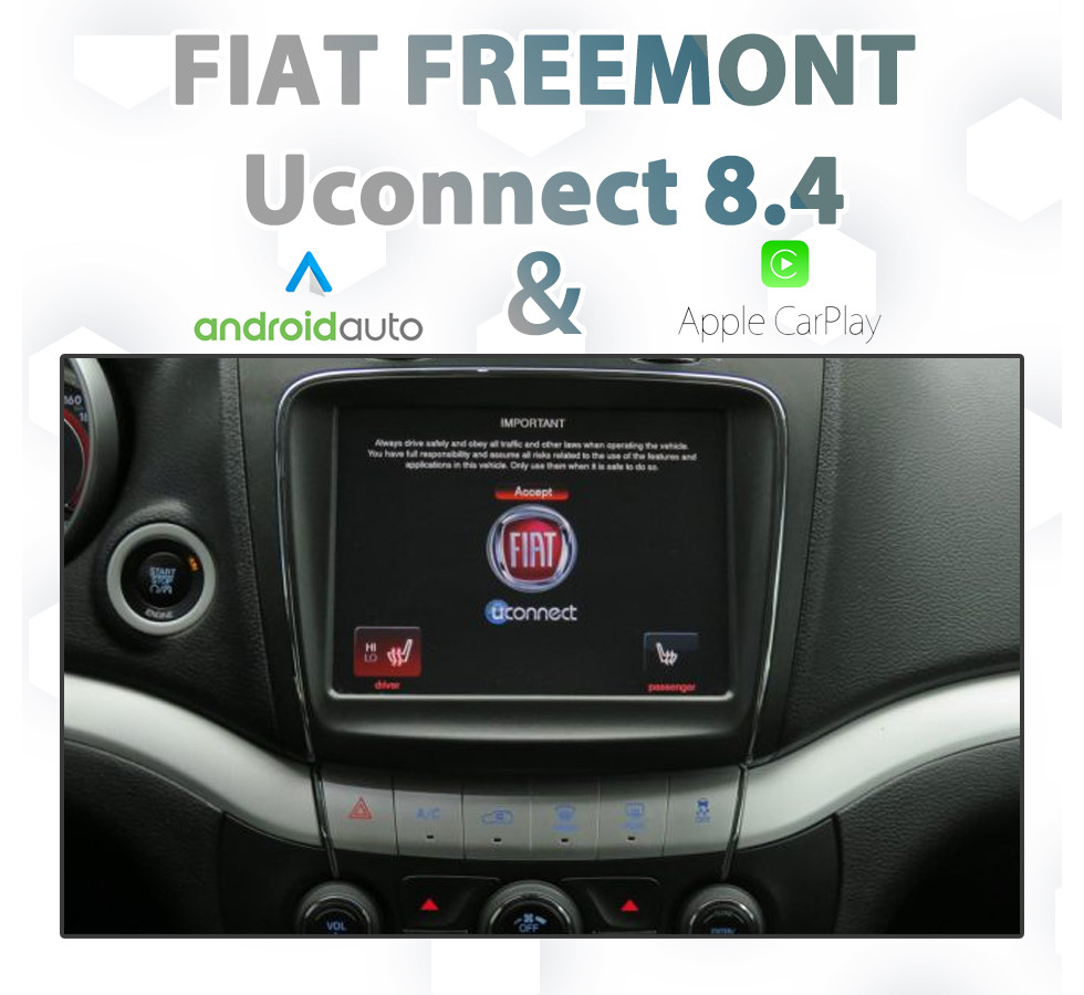 Fiat Freemont - UConnect 8.4&quot; Integrated Android Auto &amp; Apple CarPlay