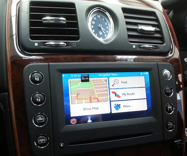 [2004-2010] Maserati Quattroporte 5th Gen- Touch Screen GPS Navigation Map Upgrade