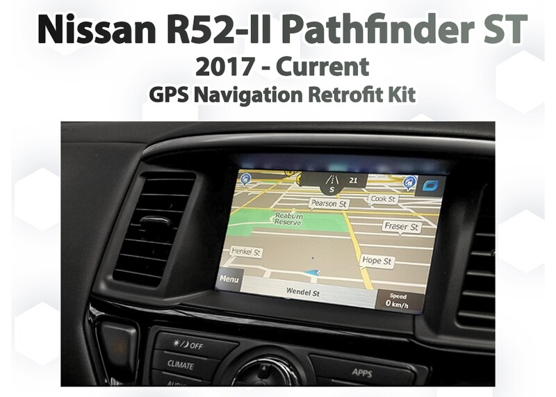 [2017 - Current ] Nissan R52 Series II Pathfinder - GPS Navigation Integration Kit