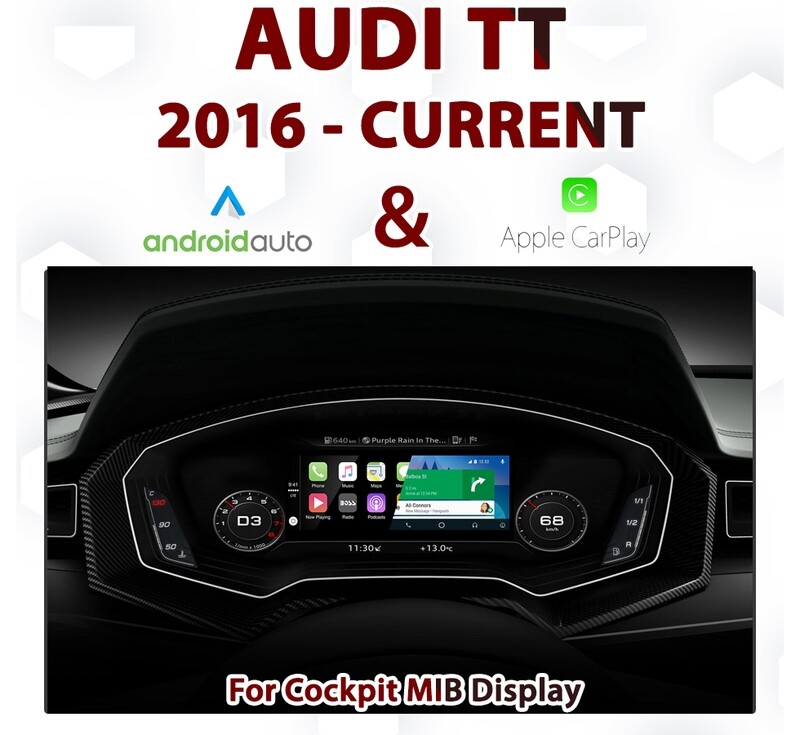 Audi TT - Apple CarPlay &amp; Android Auto for MIB Cockpit Display
