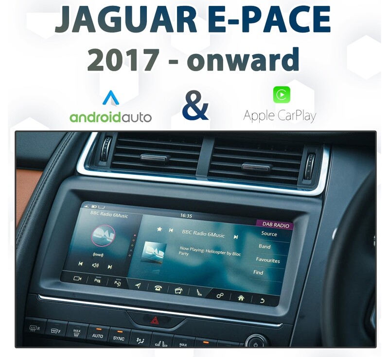 Jaguar E-Pace InControl Touch Pro Apple CarPlay &amp; Android Auto Integration pack