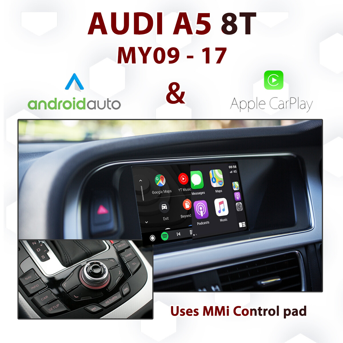 [DIAL] Audi A5 3G MMI High / Plus - Apple CarPlay & Android Auto