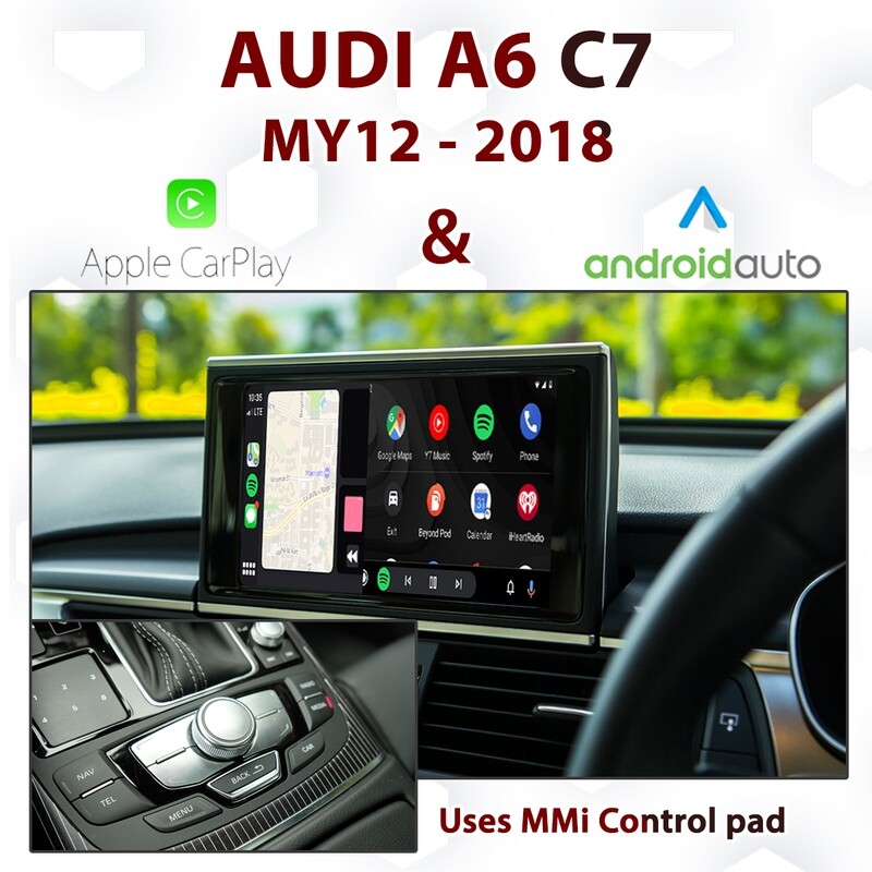[2011-2018] Audi A6 C7 - Apple CarPlay &amp; Android Auto Integration