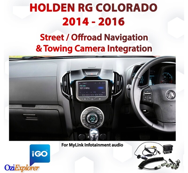 Holden RG Colorado - Offroad &amp; Street Navigation with Towing camera integration package