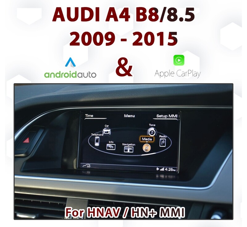 [TOUCH overlay] Audi A4 B8 /8.5 3G MMi - Apple CarPlay &amp; Android Auto Integration