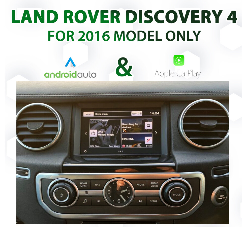 Land Rover Discovery 4 2016 Audio Integrated Android Auto & Apple CarPlay Land Rover Discovery 4 2016 Audio Integrated Android Auto & Apple CarPlay
